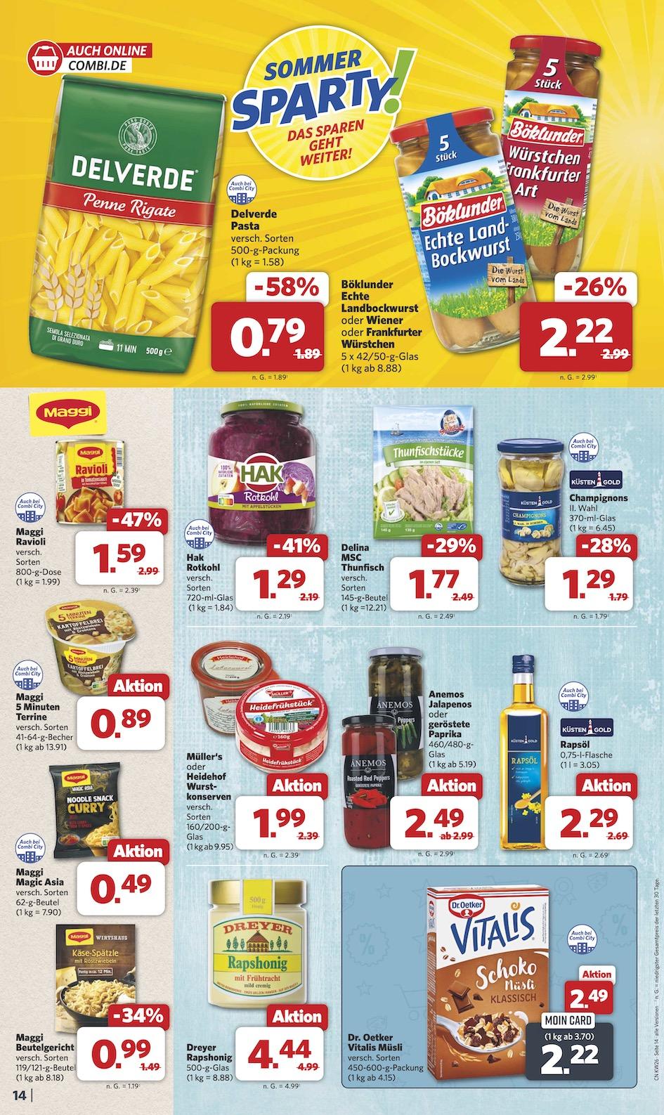 Combi Aktueller Prospekt ab Montag Seite 15