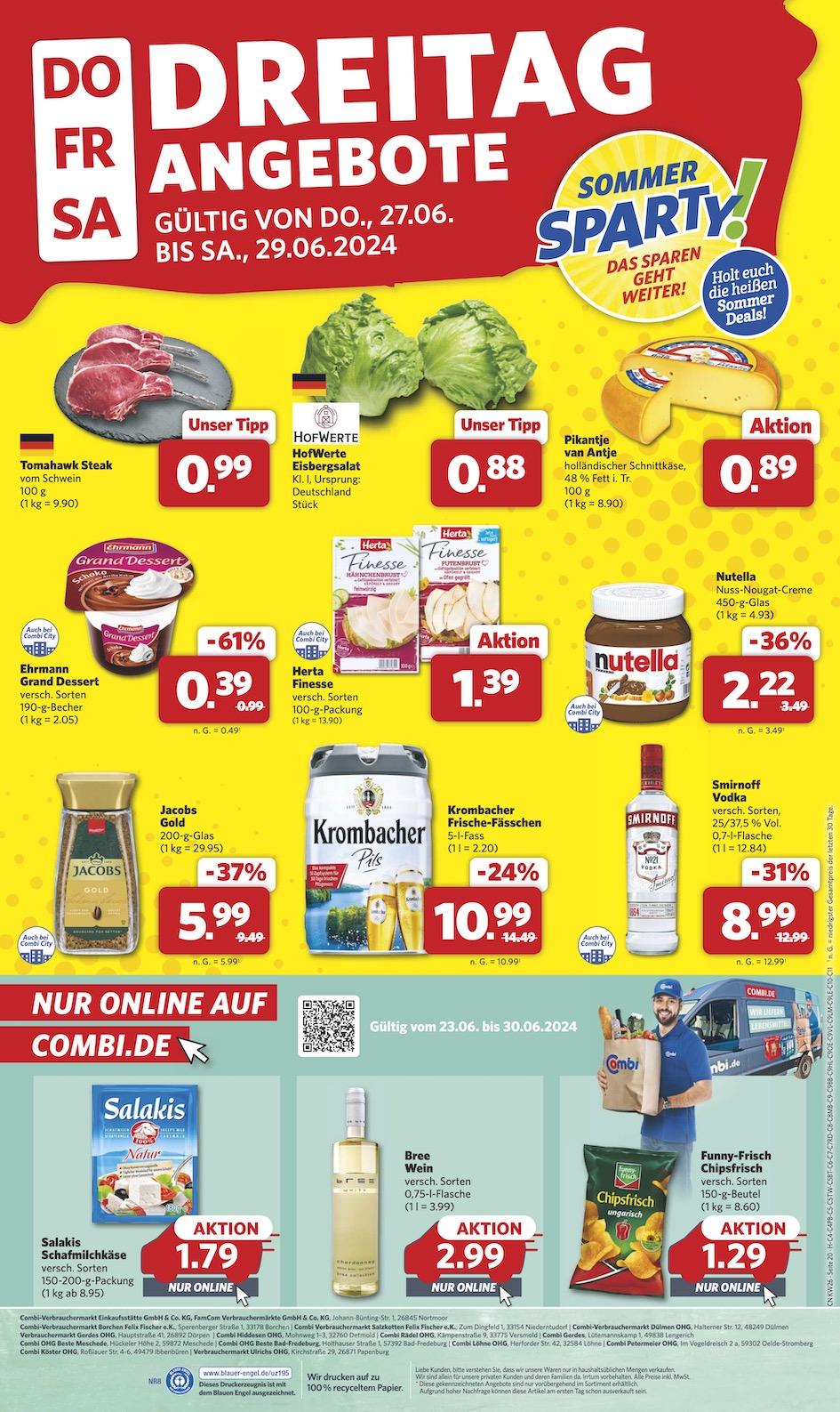 Combi Aktueller Prospekt ab Montag Seite 21