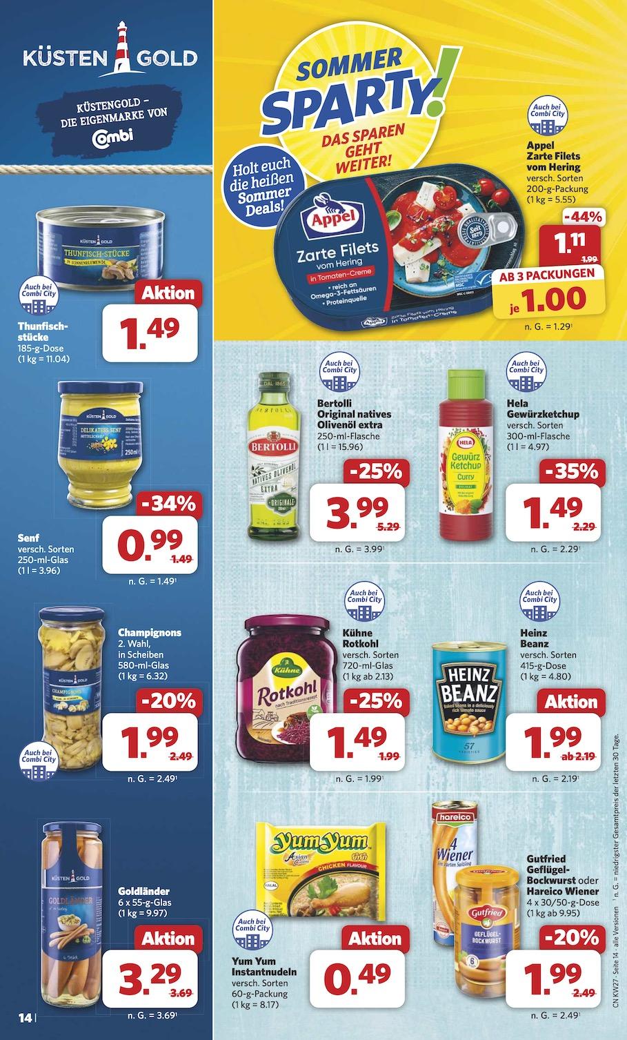 Combi Aktueller Prospekt ab Montag Seite 14