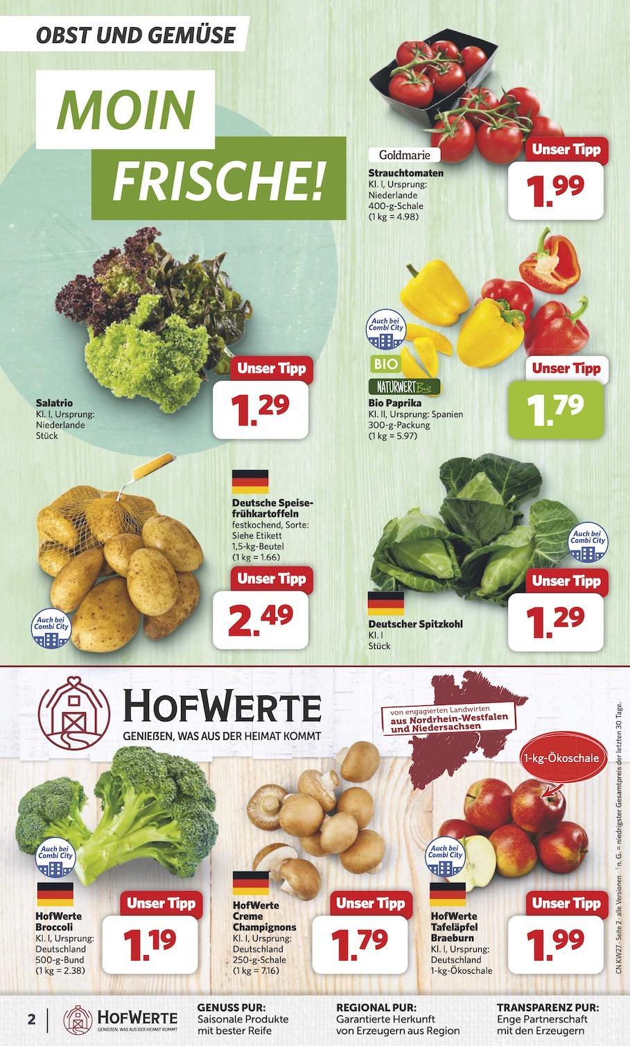 Combi Aktueller Prospekt ab Montag Seite 2