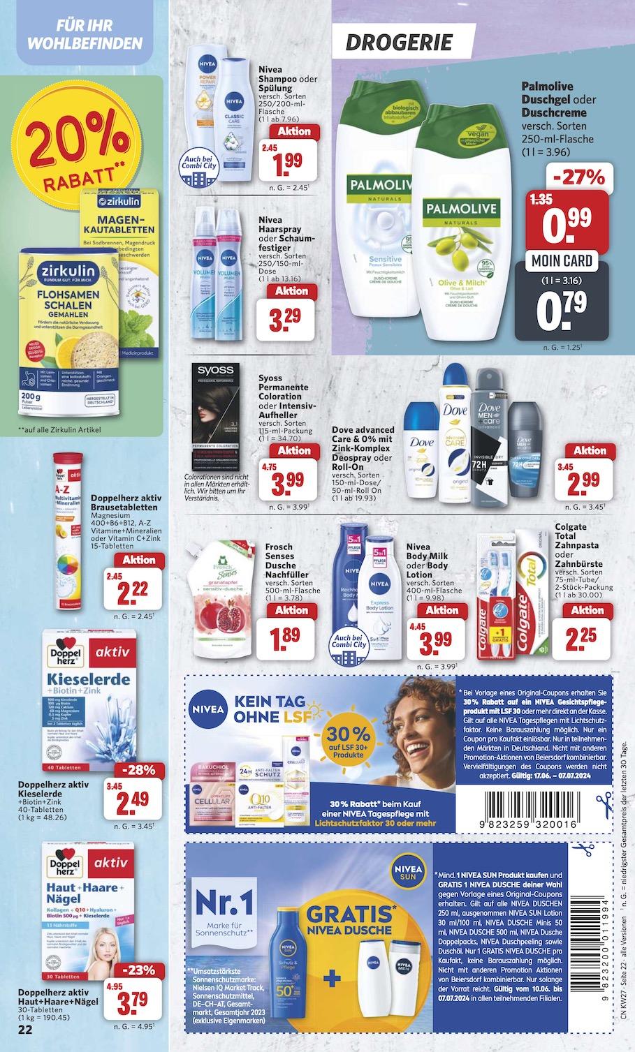 Combi Aktueller Prospekt ab Montag Seite 22