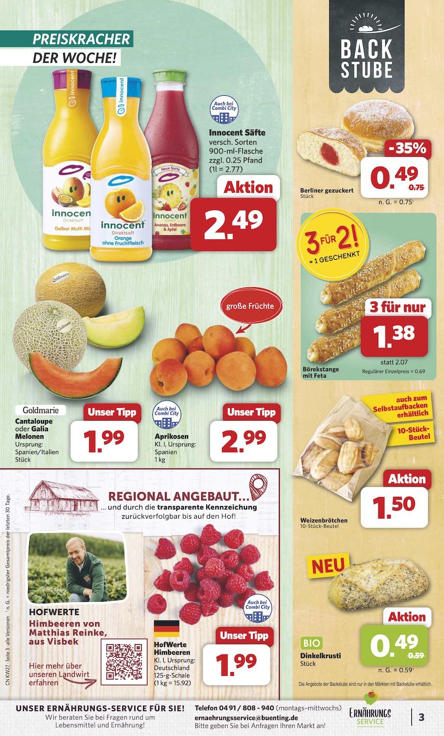 Combi Aktueller Prospekt ab Montag Seite 3