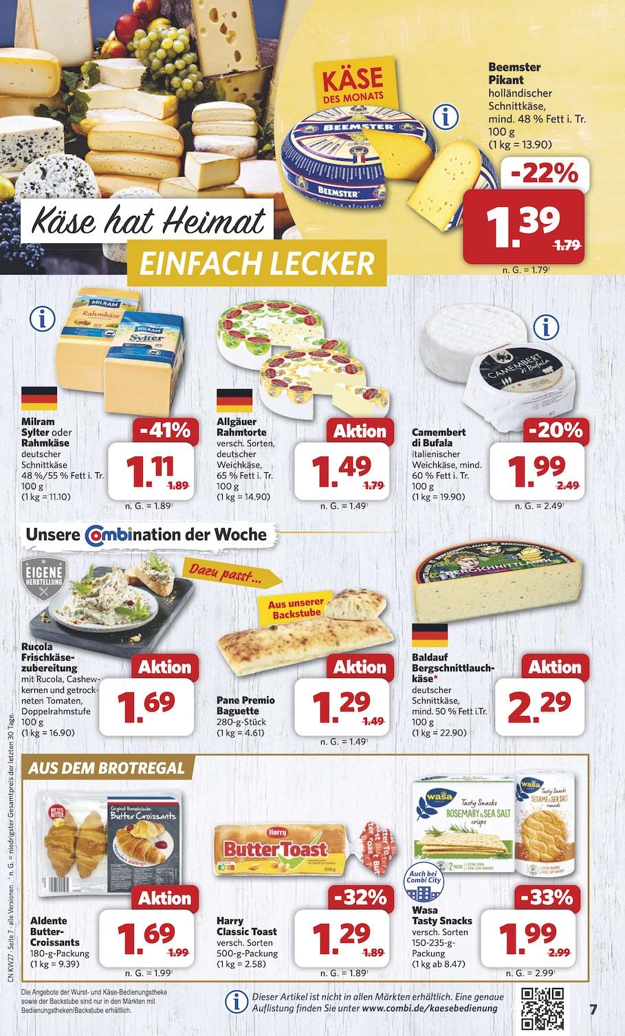 Combi Aktueller Prospekt ab Montag Seite 7