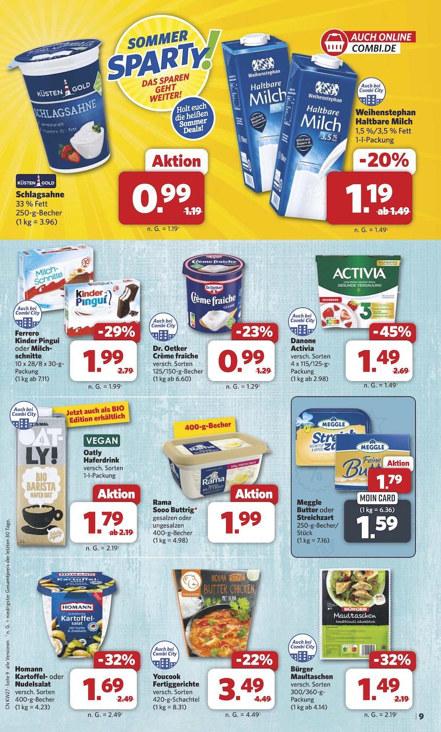 Combi Aktueller Prospekt ab Montag Seite 9
