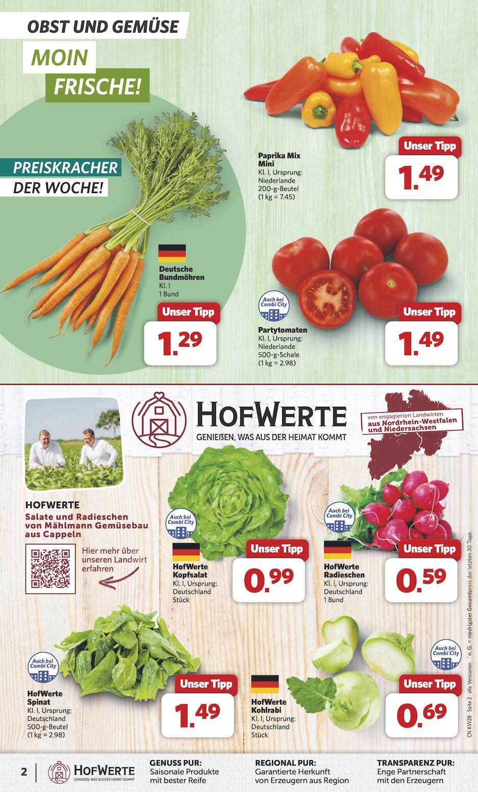 Combi Aktueller Prospekt ab Montag Seite 2
