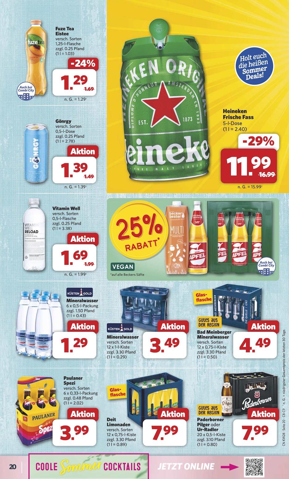 Combi Aktueller Prospekt ab Montag Seite 22