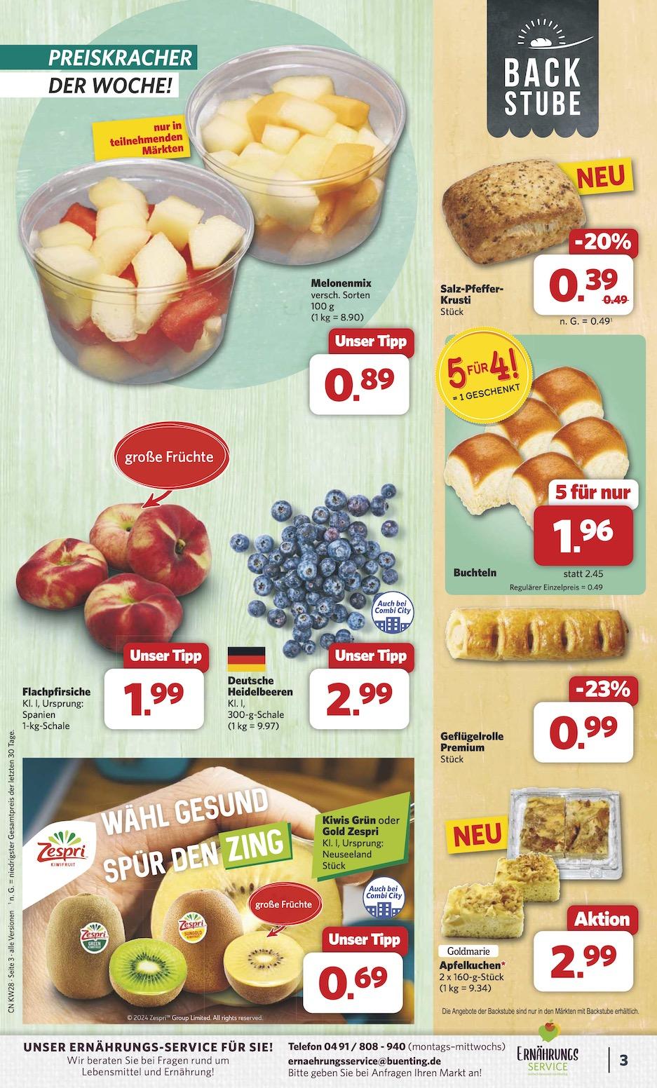 Combi Aktueller Prospekt ab Montag Seite 3