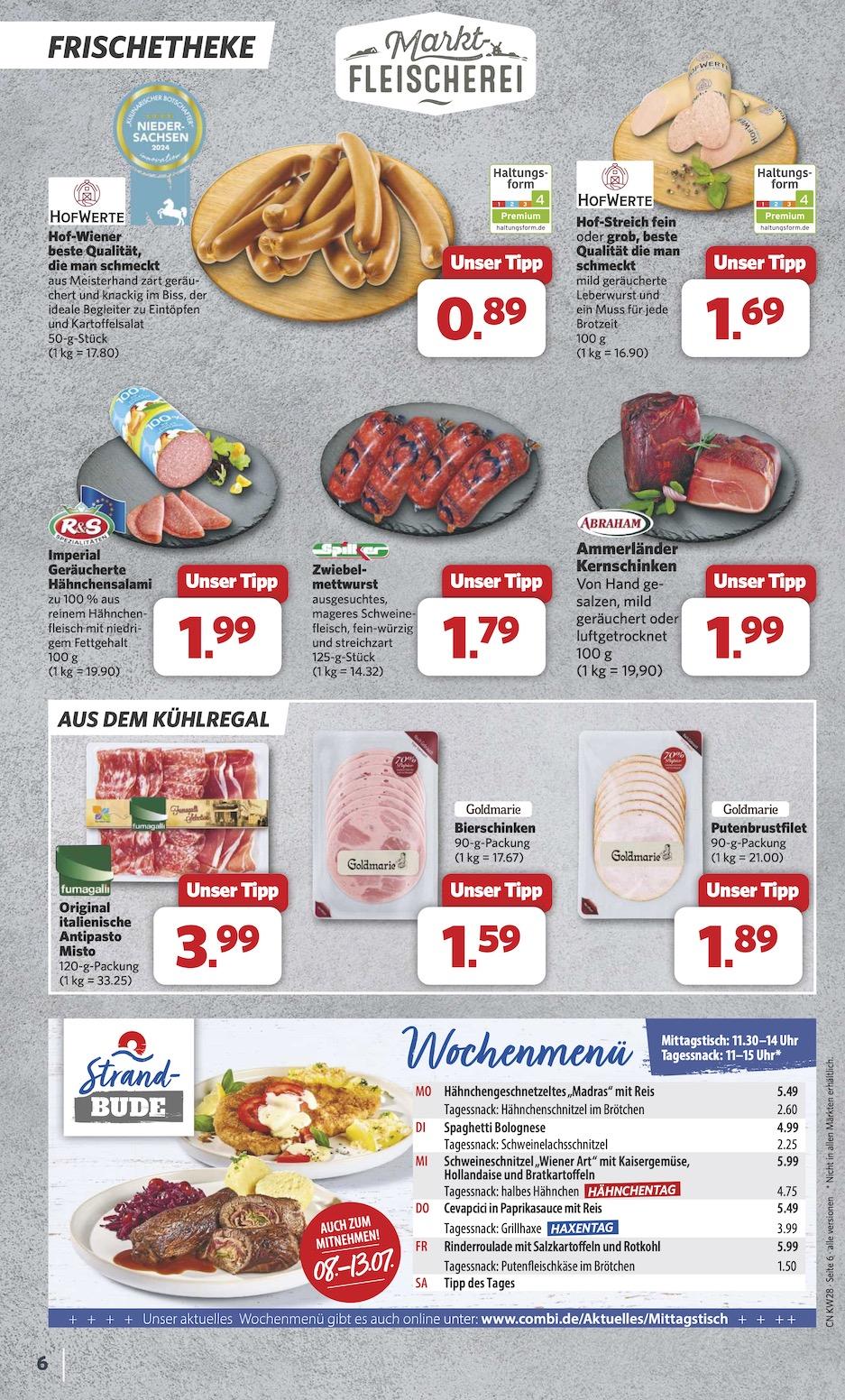 Combi Aktueller Prospekt ab Montag Seite 6
