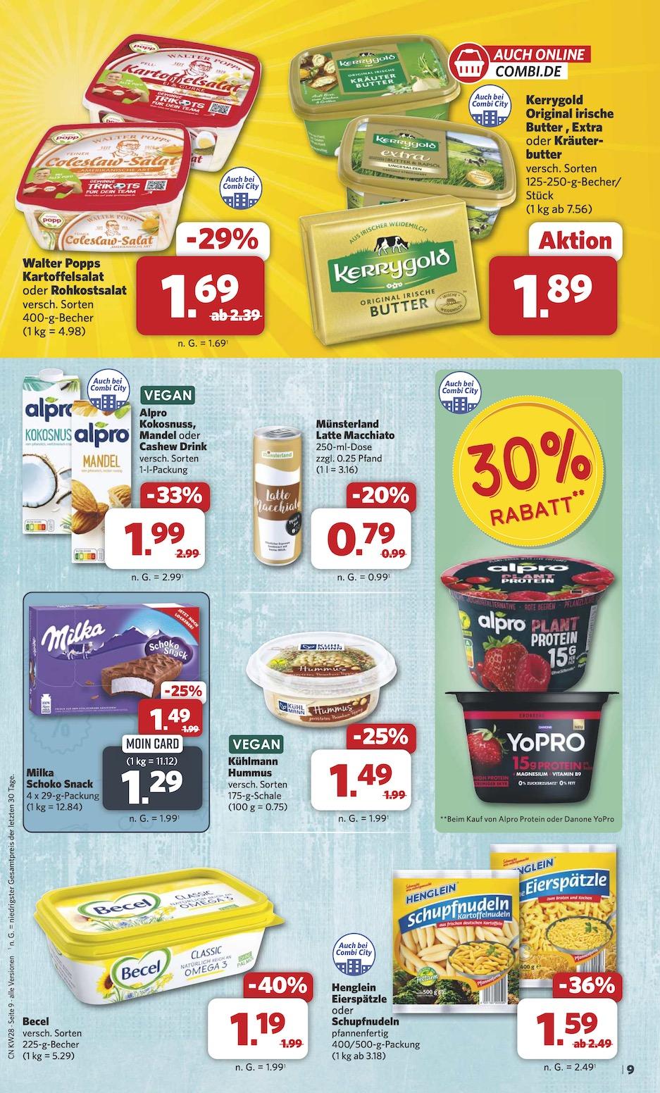 Combi Aktueller Prospekt ab Montag Seite 9