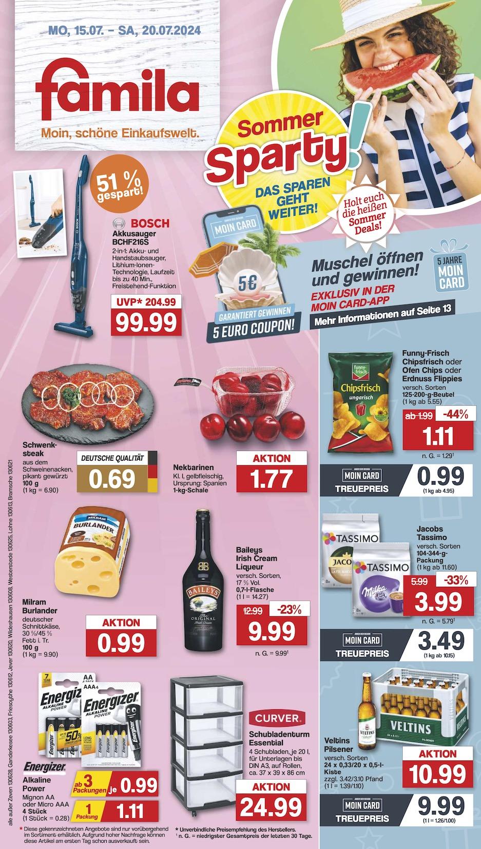 Famila Aktueller Prospekt ab Montag Seite 1