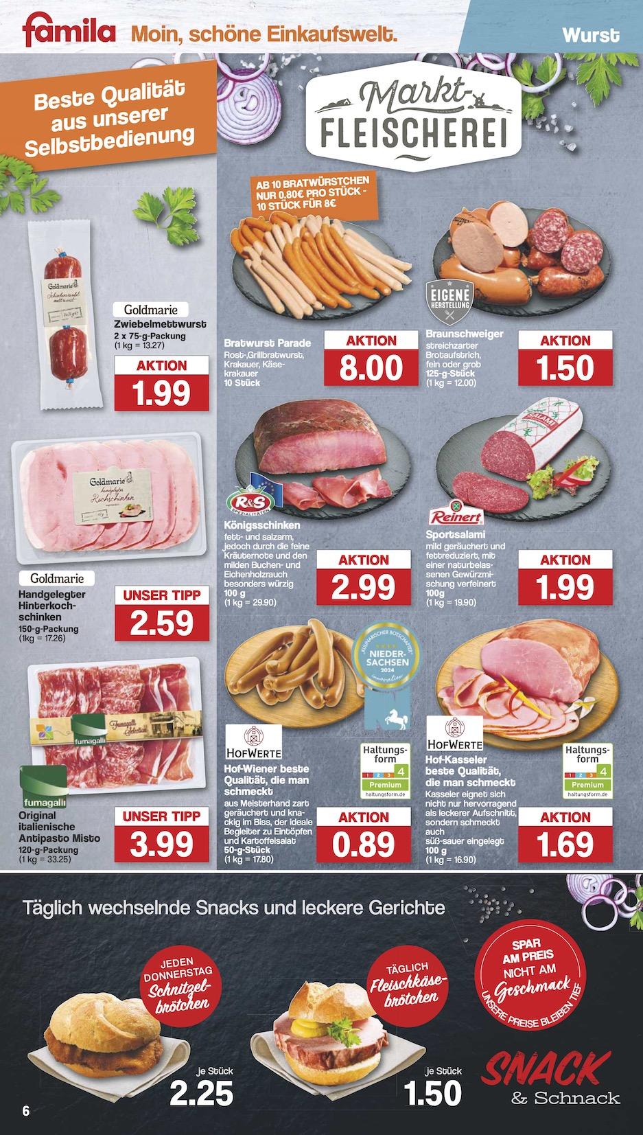 Famila Aktueller Prospekt ab Montag Seite 6
