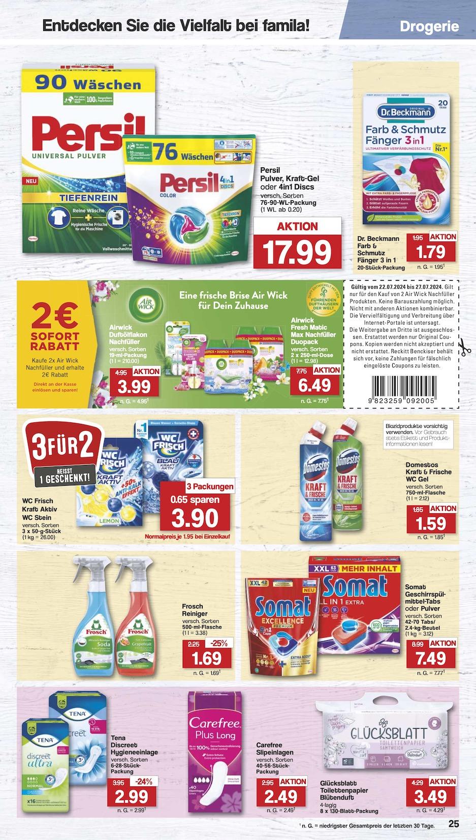 Famila Aktueller Prospekt ab Montag Seite 25