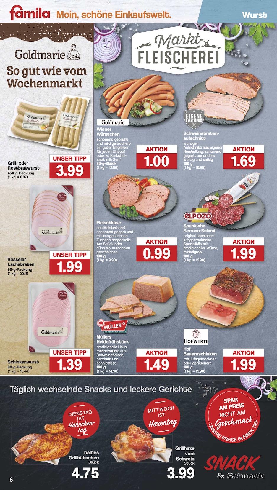 Famila Aktueller Prospekt ab Montag Seite 6