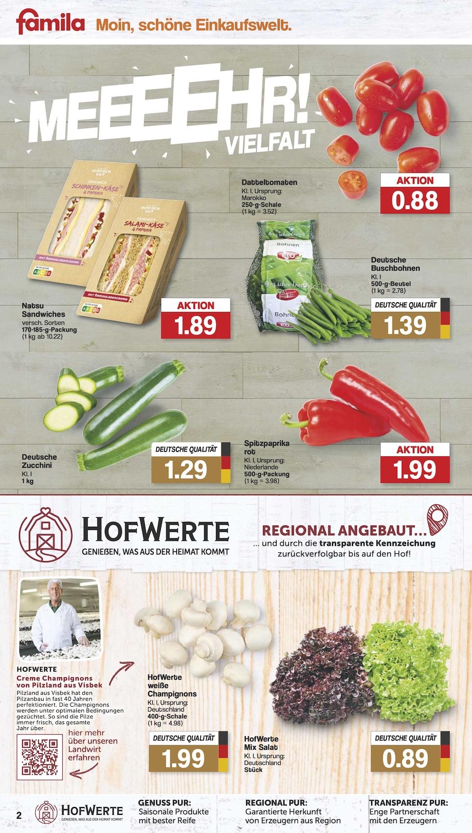 Famila Aktueller Prospekt ab Montag Seite 2