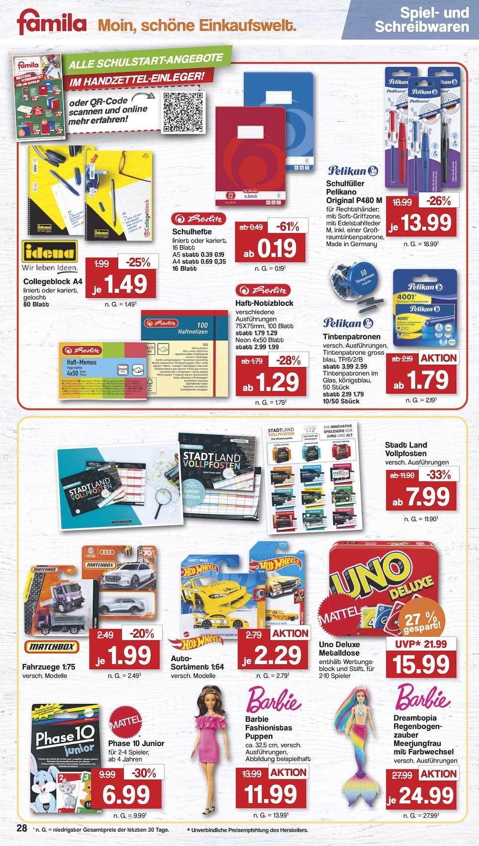 Famila Aktueller Prospekt ab Montag Seite 31