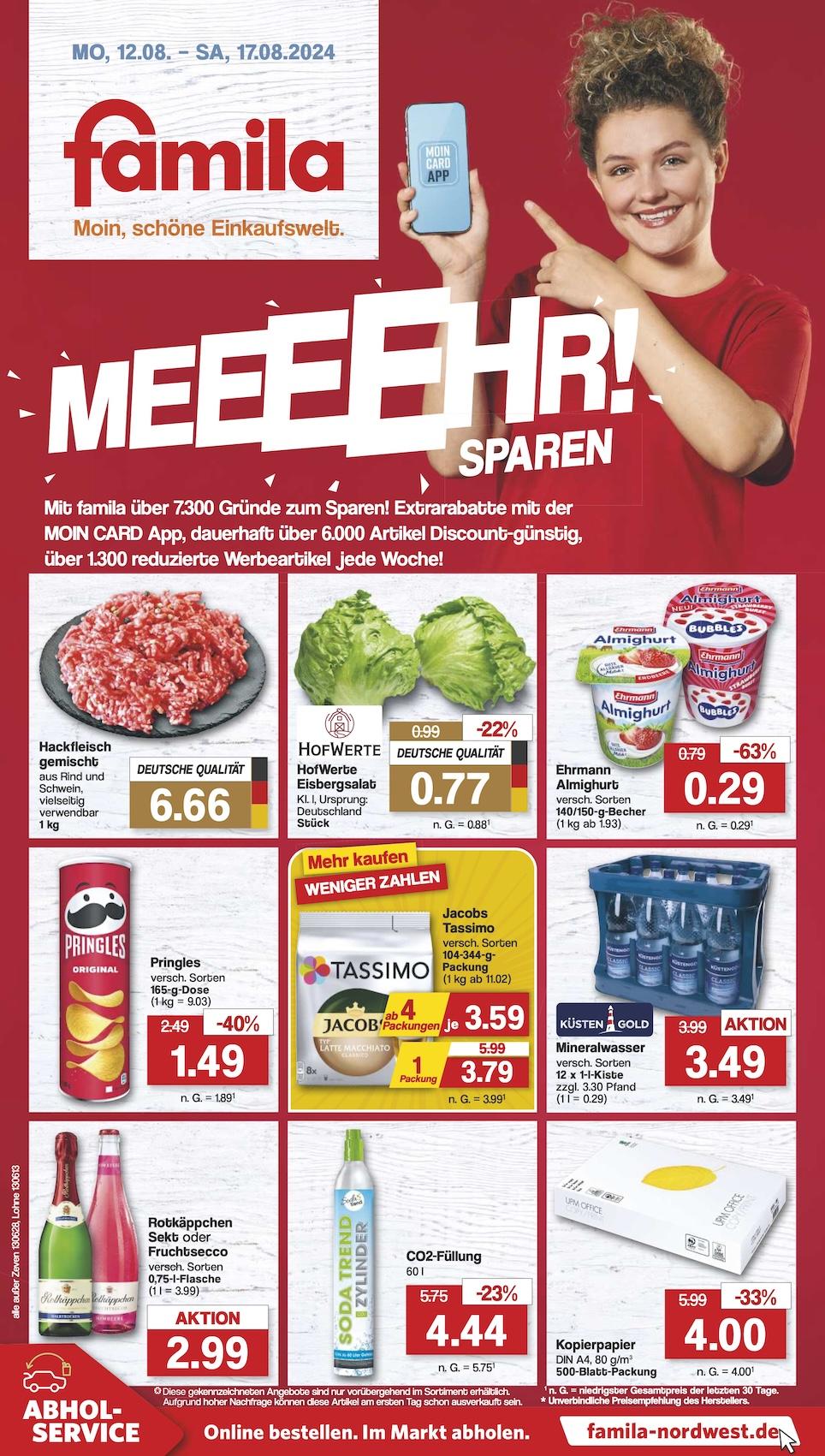 Famila Aktueller Prospekt ab Montag Seite 1