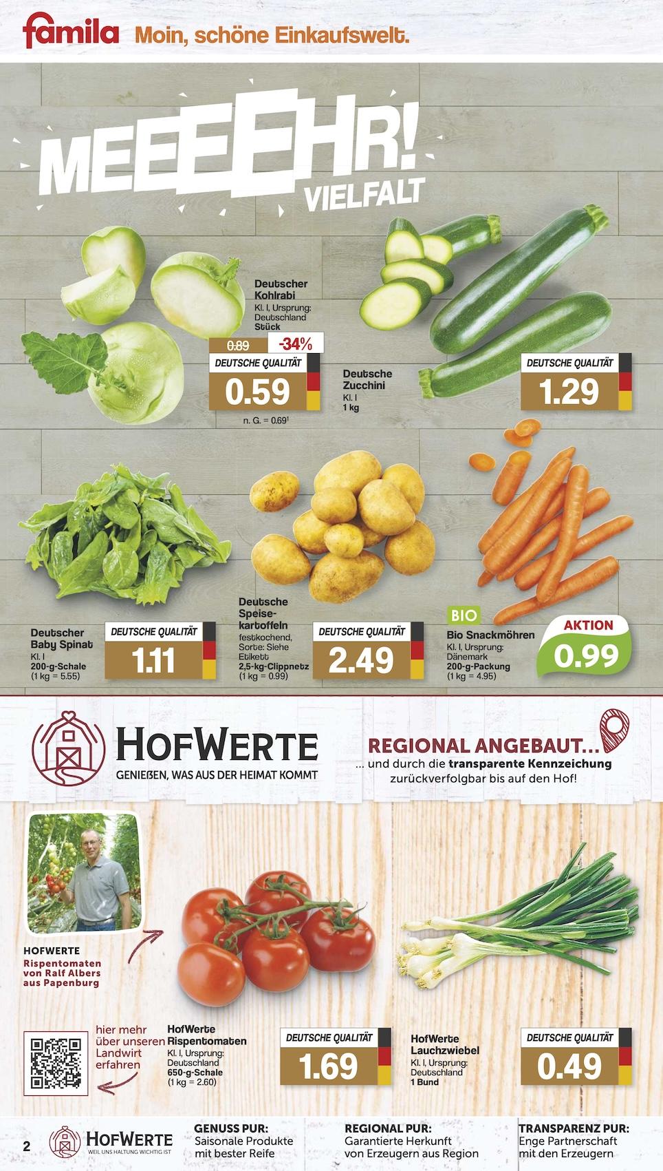 Famila Aktueller Prospekt ab Montag Seite 2