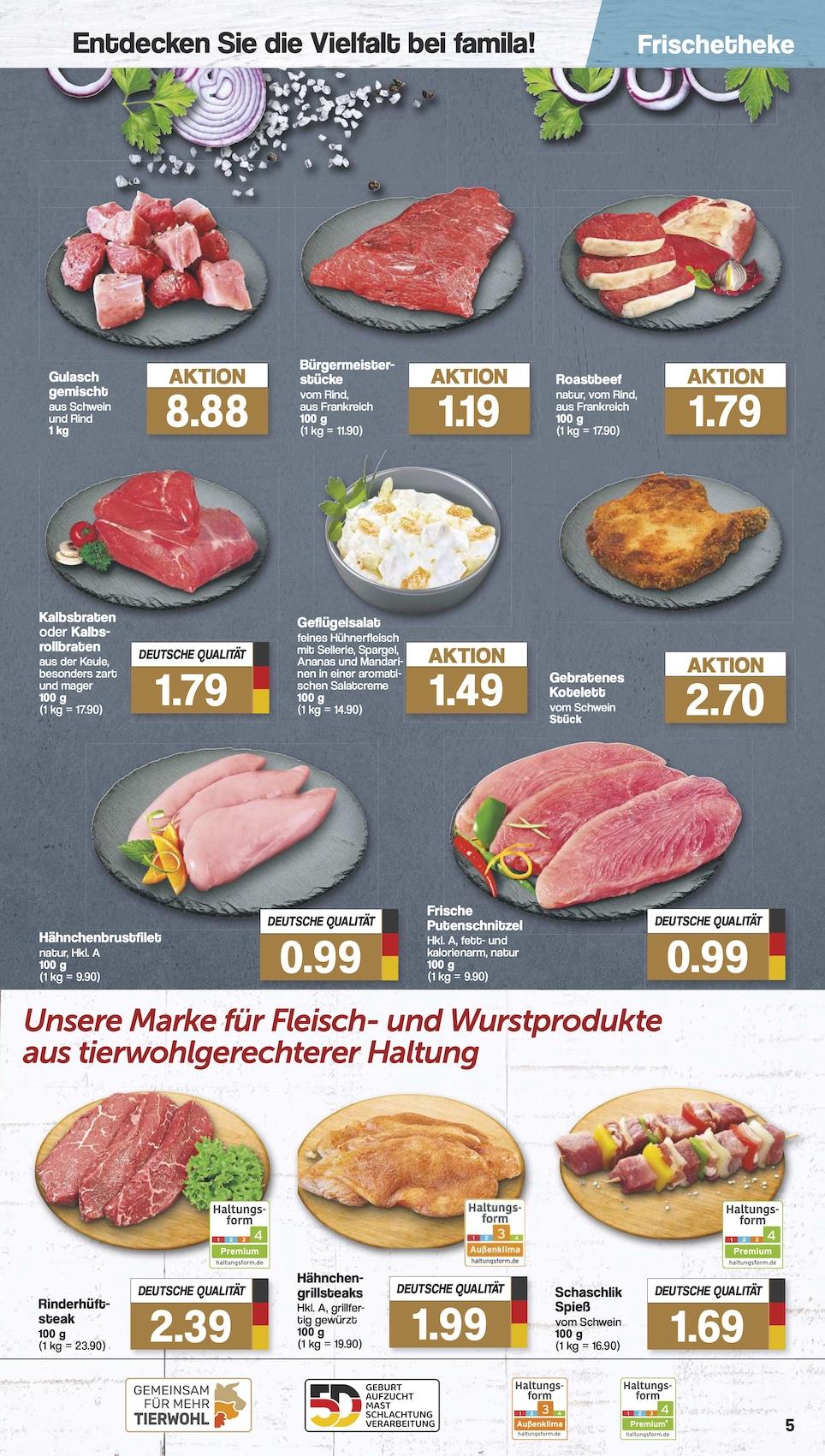Famila Aktueller Prospekt ab Montag Seite 5