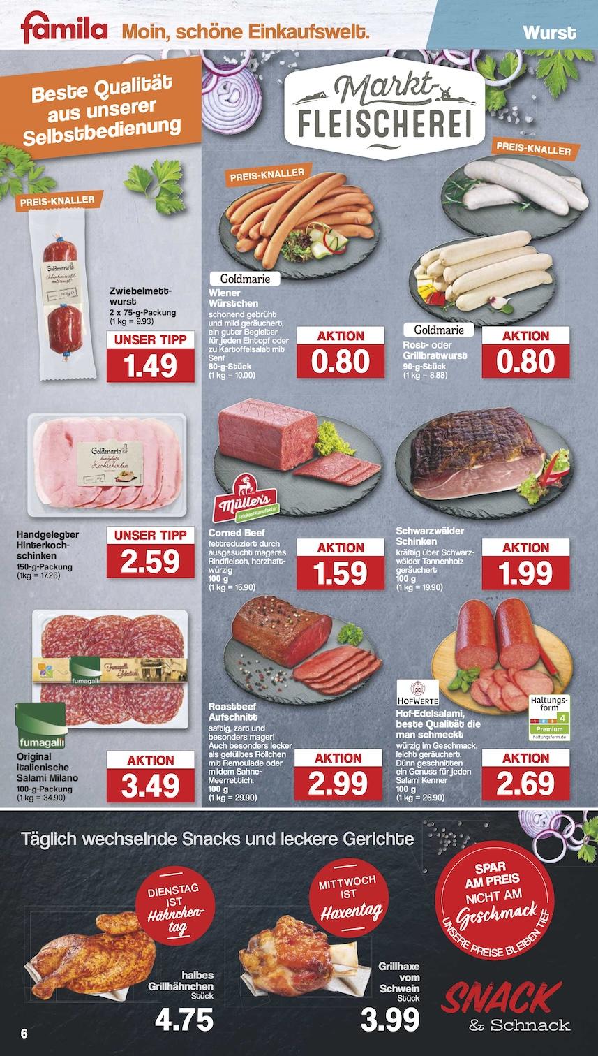 Famila Aktueller Prospekt ab Montag Seite 6