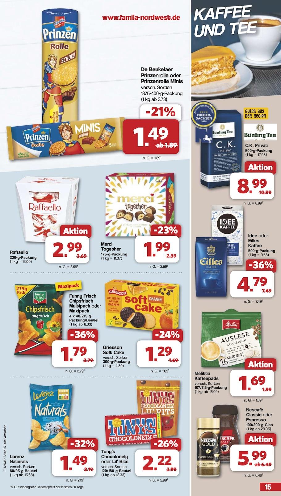 Famila Aktueller Prospekt ab Montag Seite 15