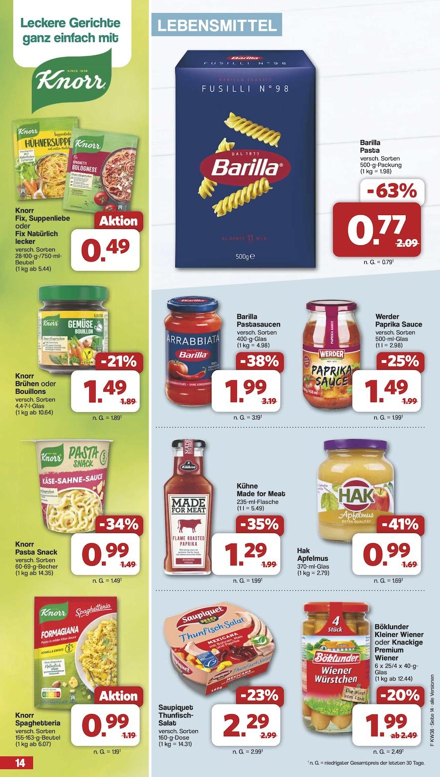 Famila Aktueller Prospekt ab Montag Seite 14