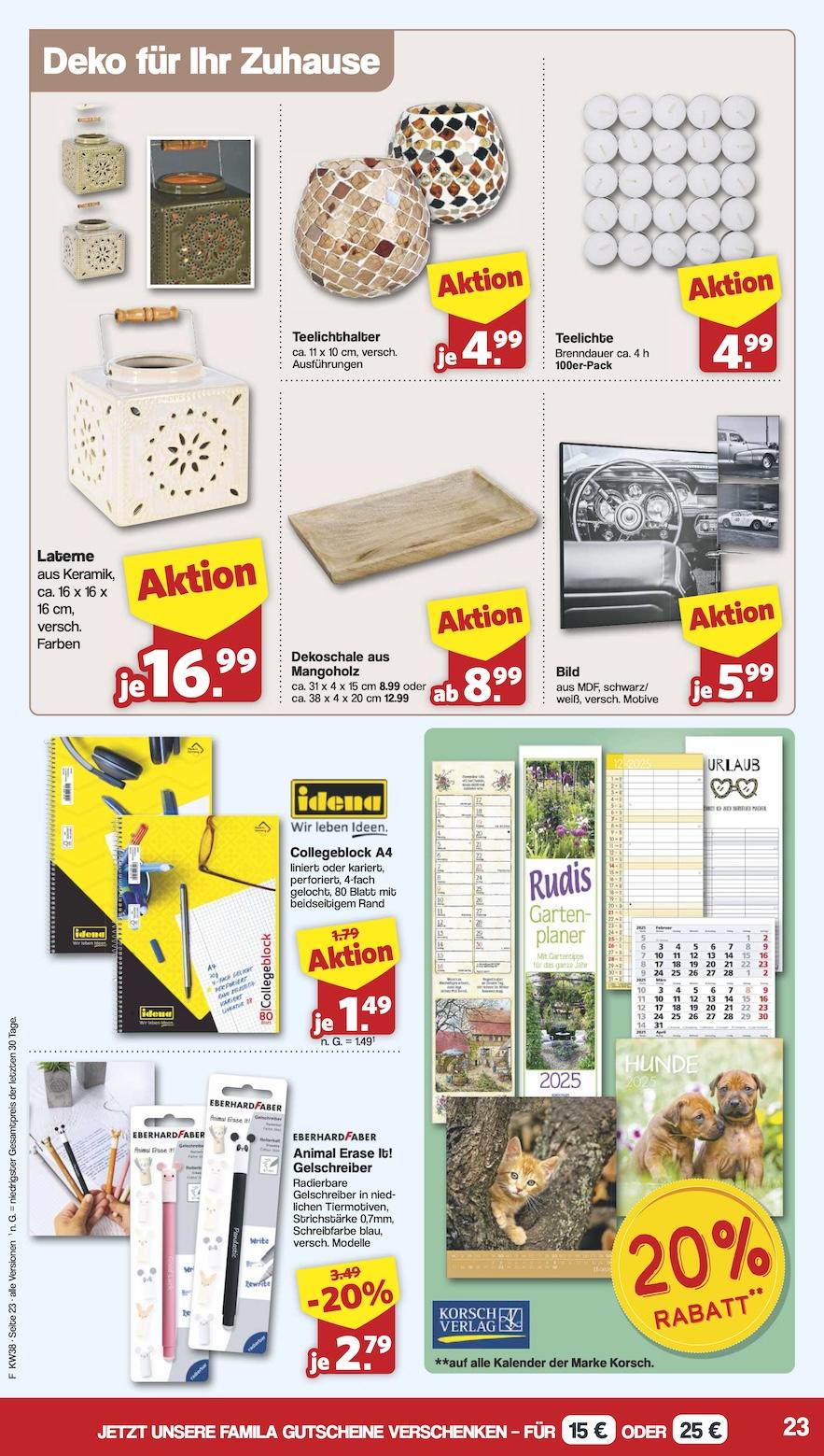 Famila Aktueller Prospekt ab Montag Seite 23