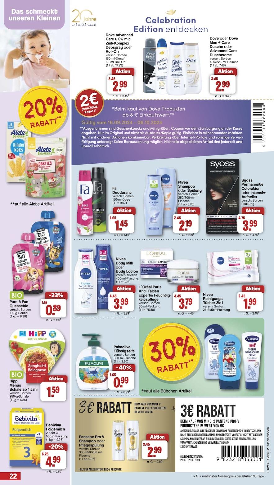 Famila Aktueller Prospekt ab Montag Seite 22