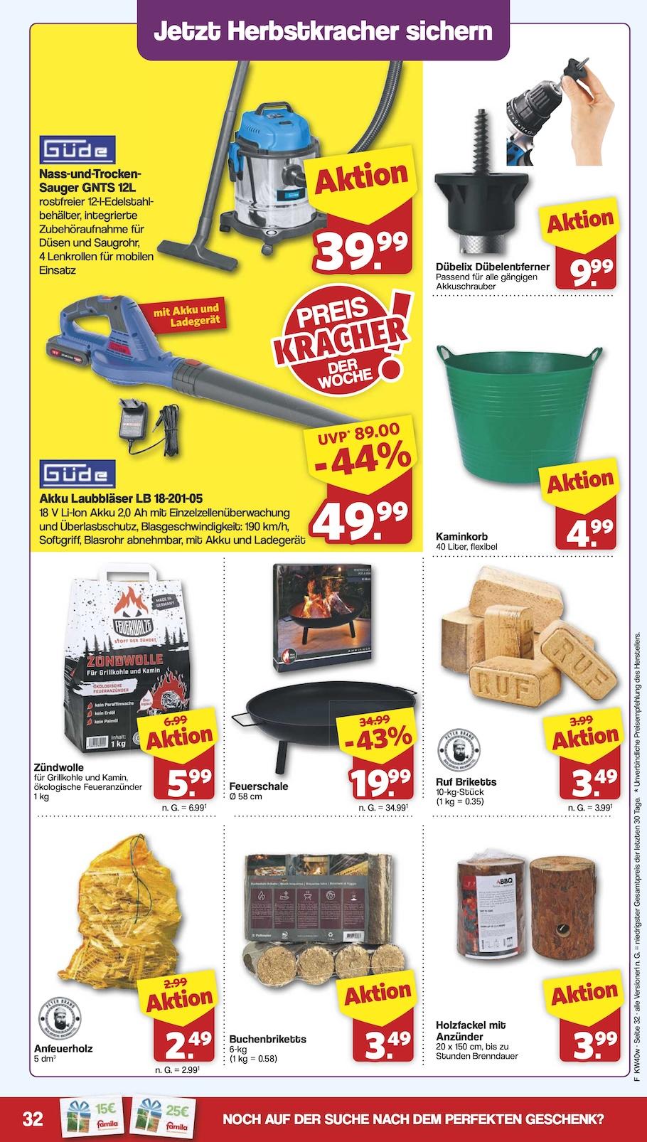 Famila Aktueller Prospekt ab Montag Seite 32