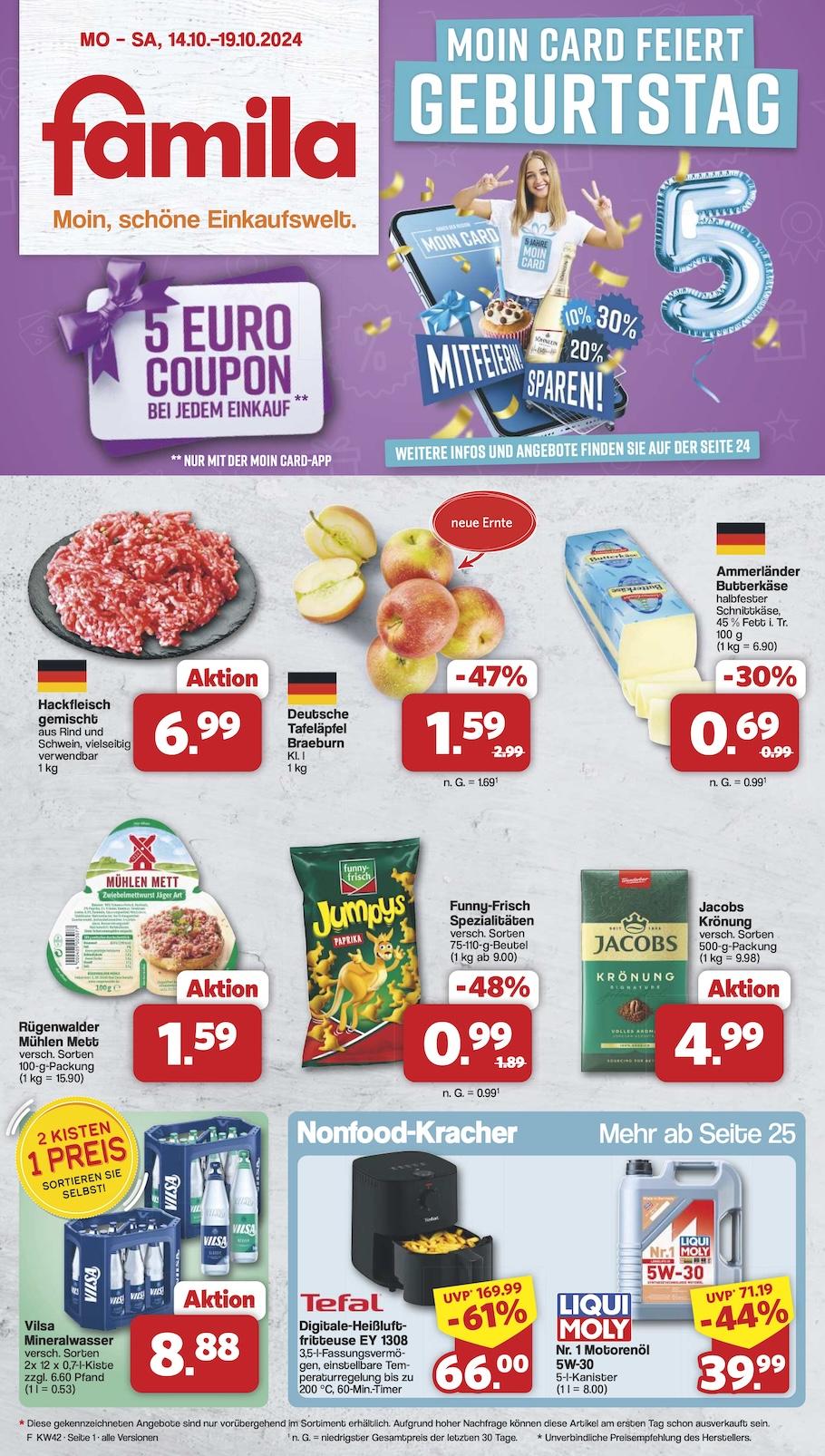 Famila Aktueller Prospekt ab Montag Seite 1