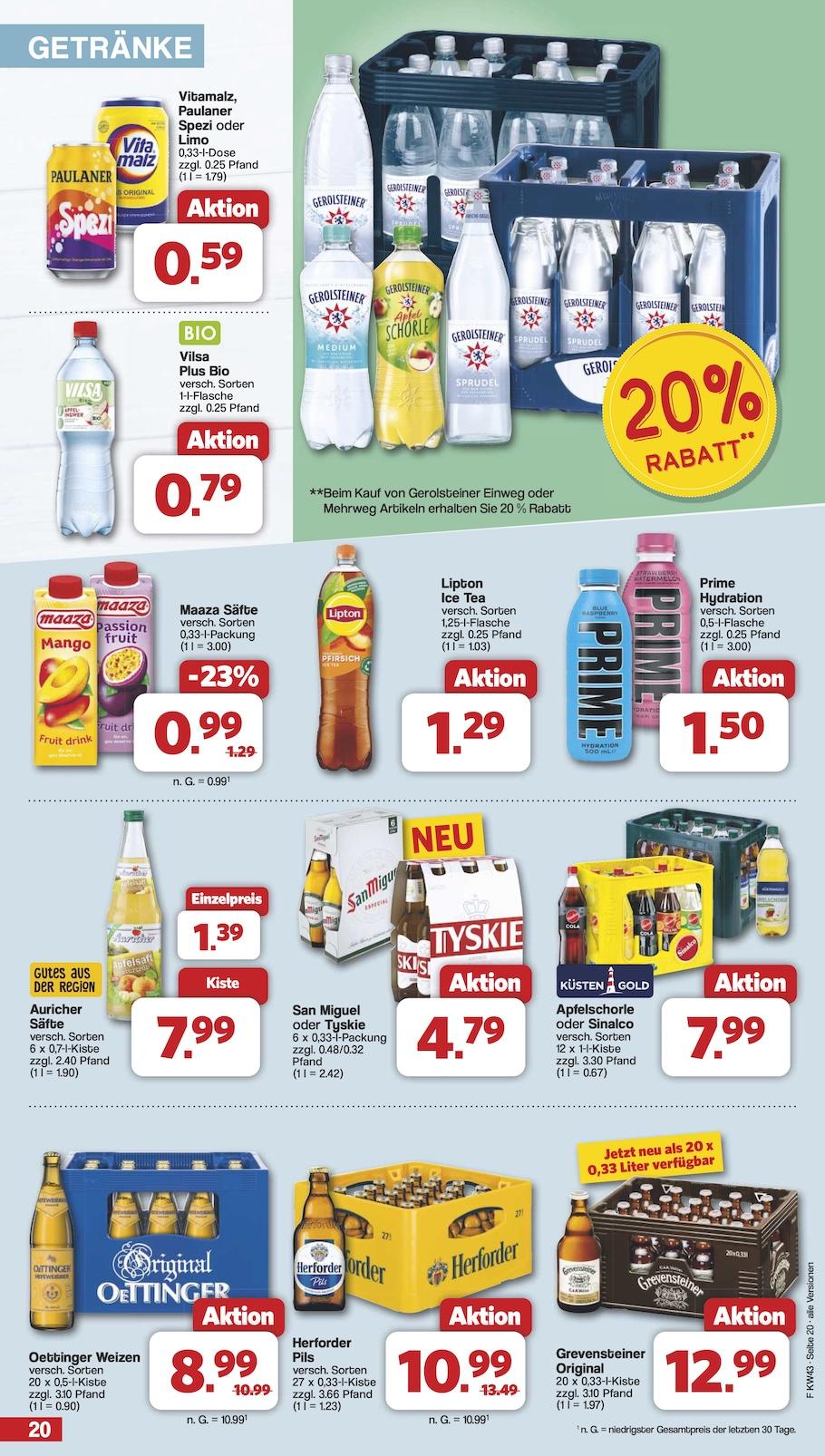 Famila Aktueller Prospekt ab Montag Seite 20