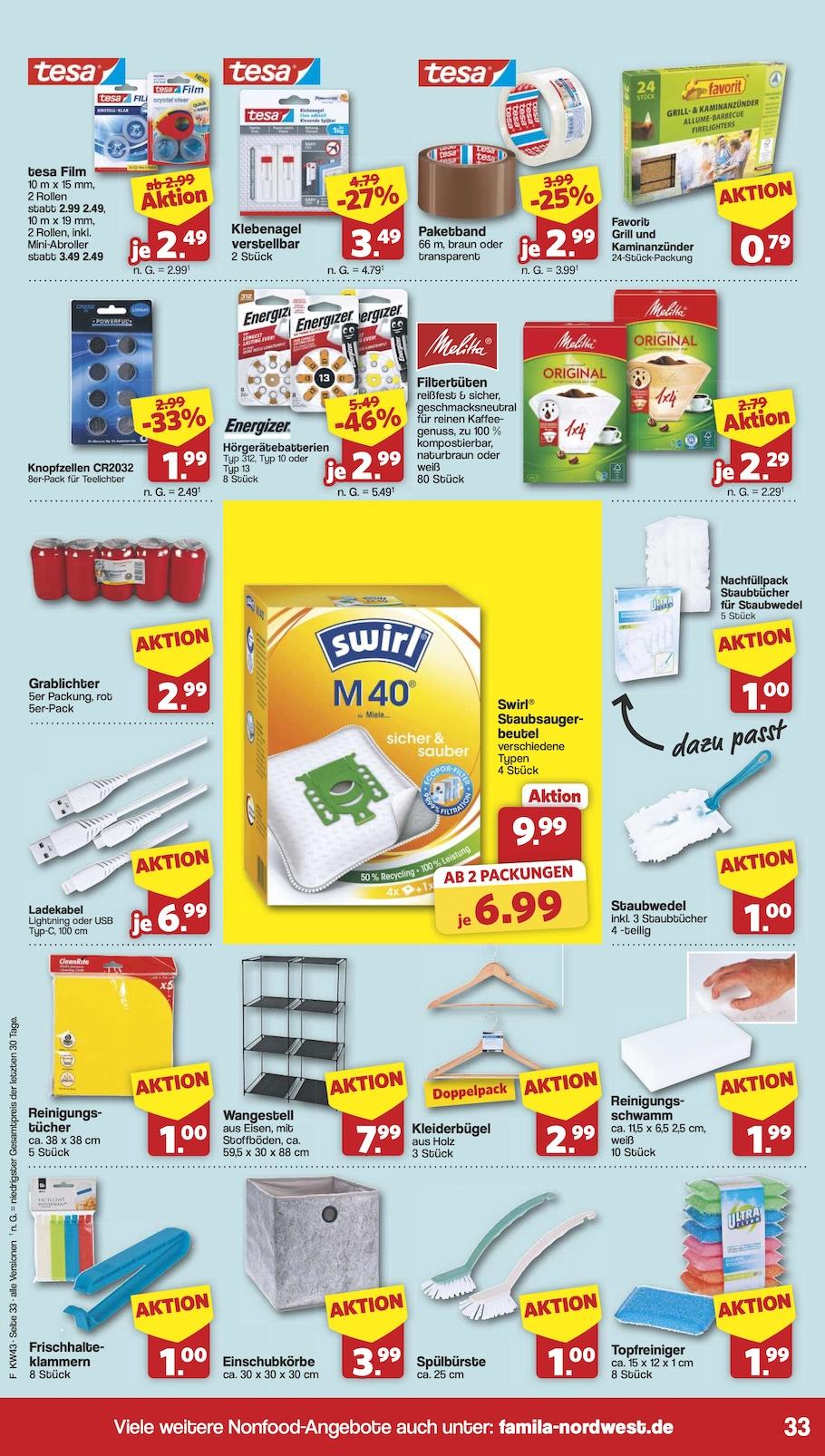 Famila Aktueller Prospekt ab Montag Seite 33
