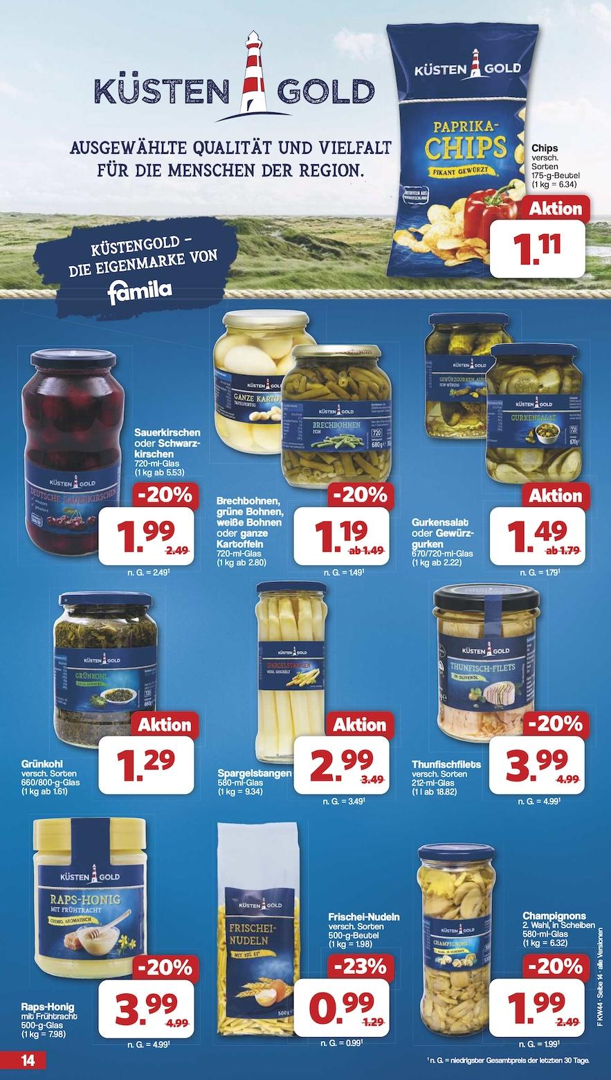 Famila Aktueller Prospekt ab Montag Seite 14