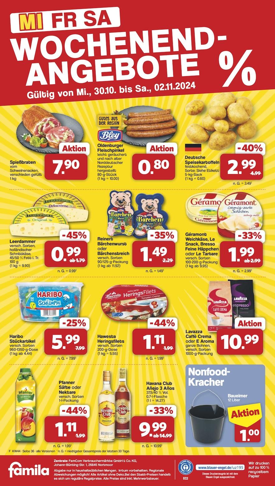 Famila Aktueller Prospekt ab Montag Seite 36