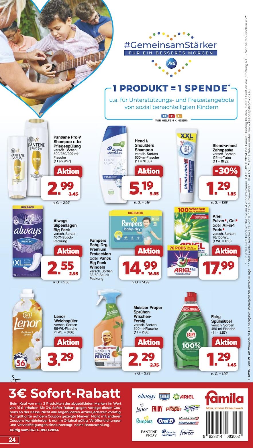 Famila Aktueller Prospekt ab Montag Seite 24