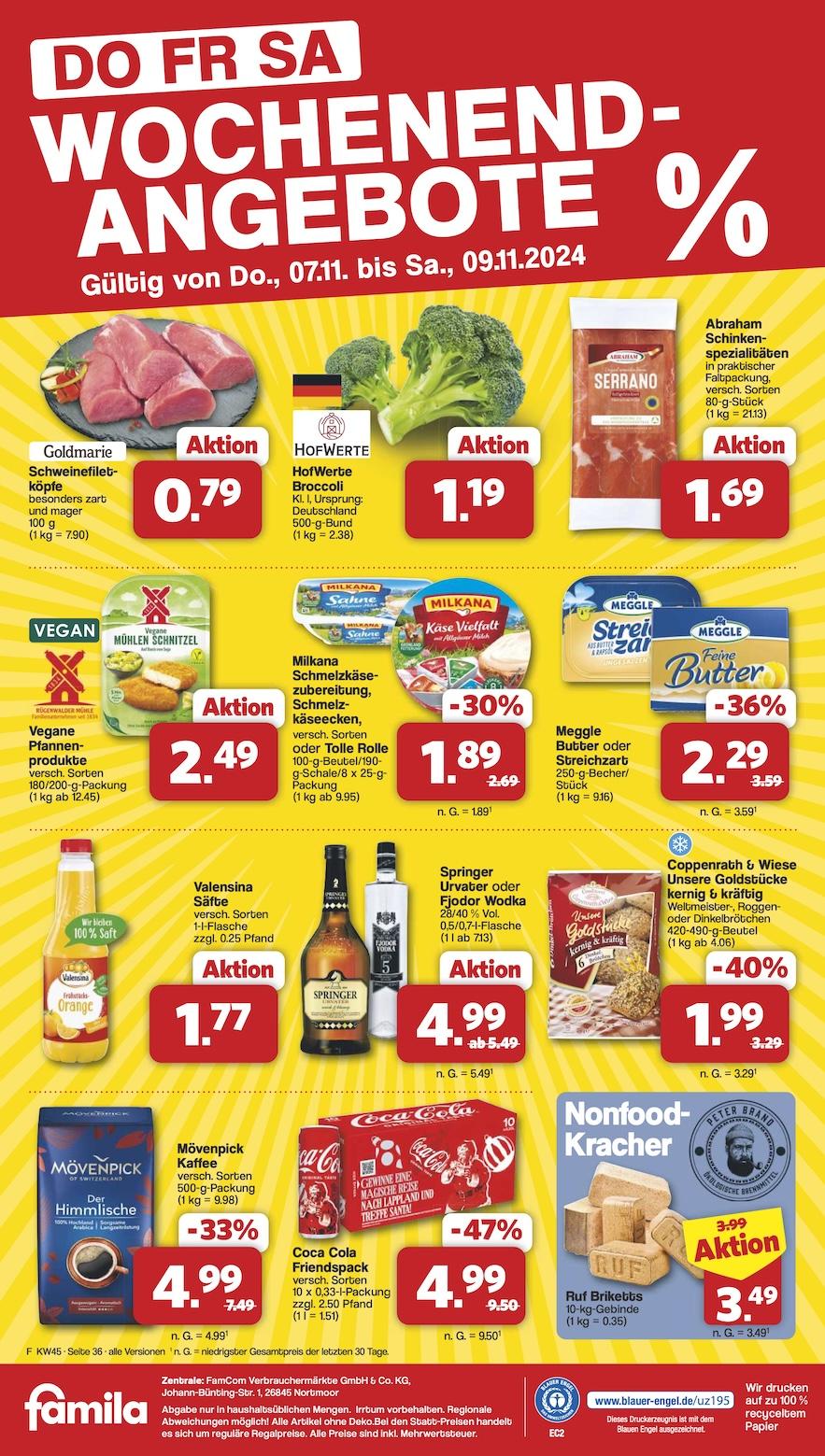 Famila Aktueller Prospekt ab Montag Seite 36