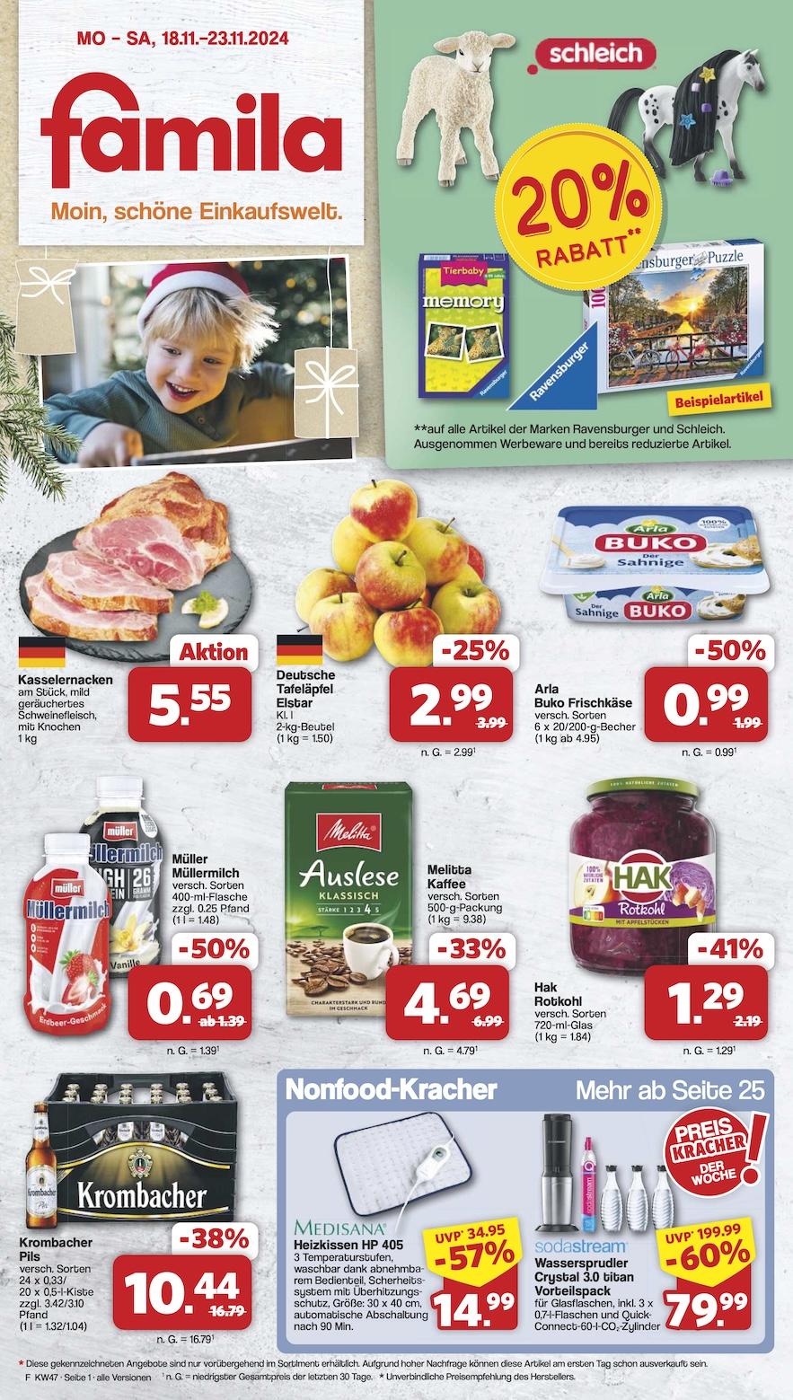 Famila Aktueller Prospekt ab Montag Seite 1