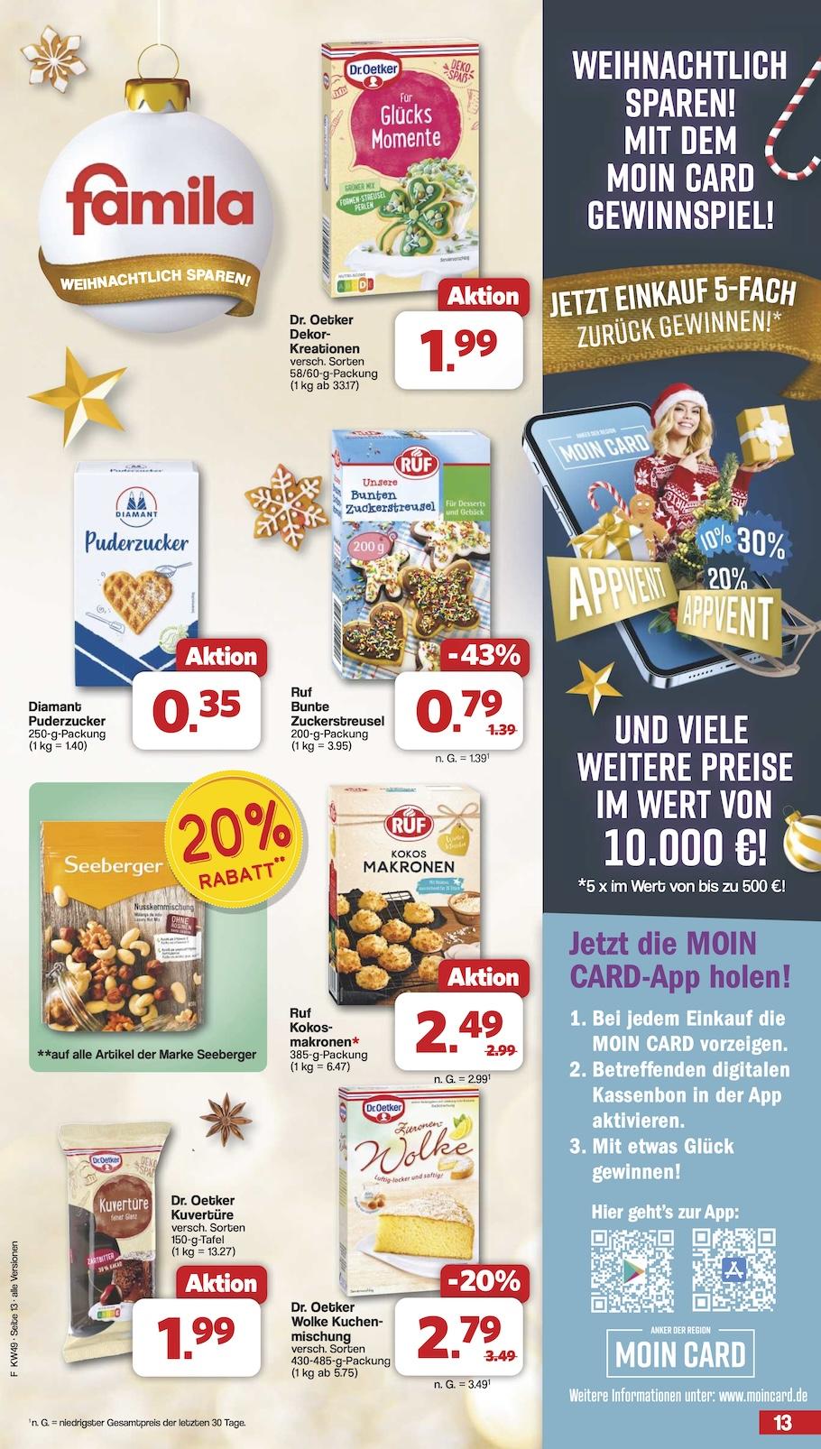 Famila Aktueller Prospekt ab Montag Seite 13