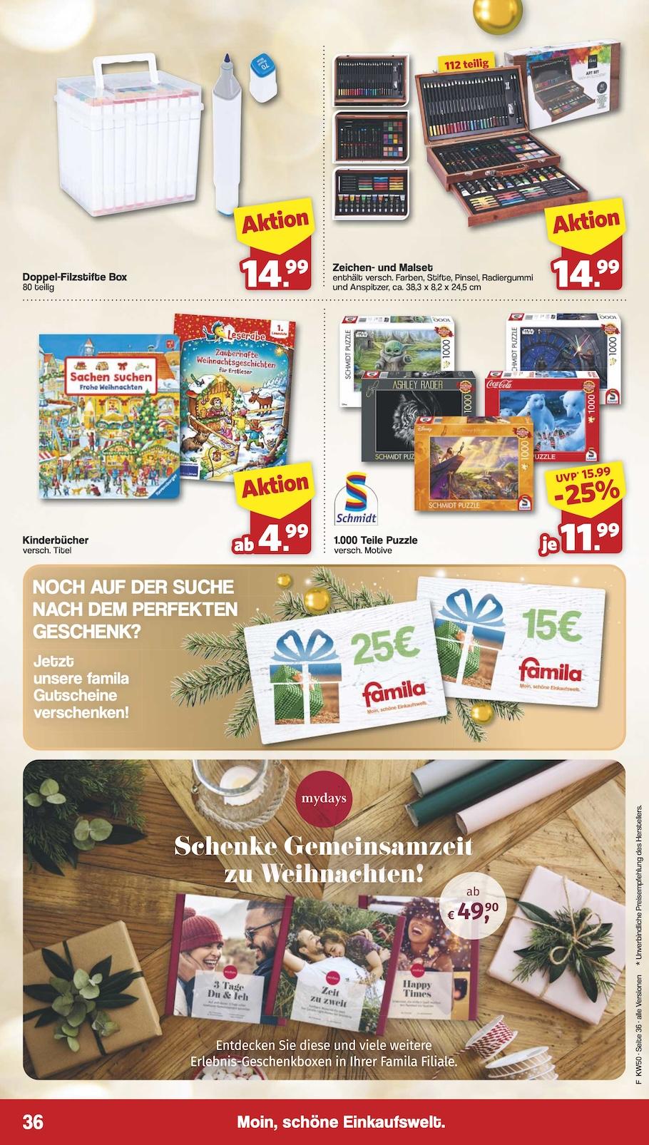 Famila Aktueller Prospekt ab Montag Seite 36