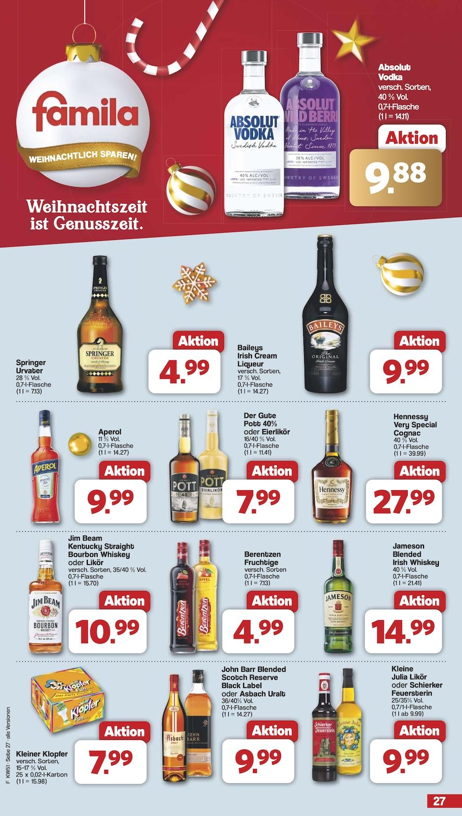 Famila Aktueller Prospekt ab Montag Seite 27