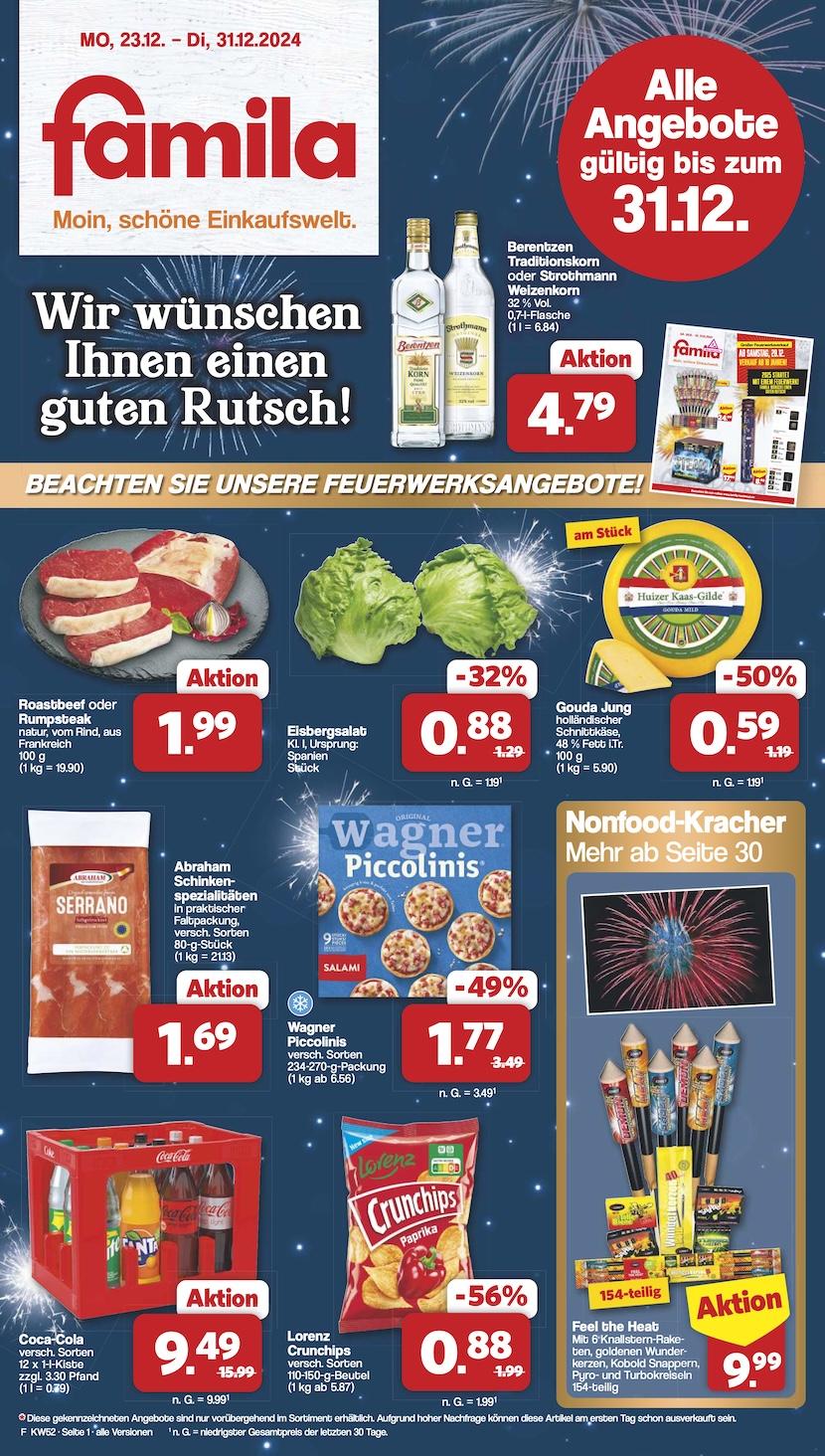 Famila Aktueller Prospekt ab Montag Seite 1