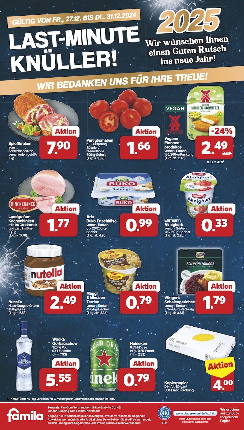 Famila Aktueller Prospekt ab Montag Seite 40