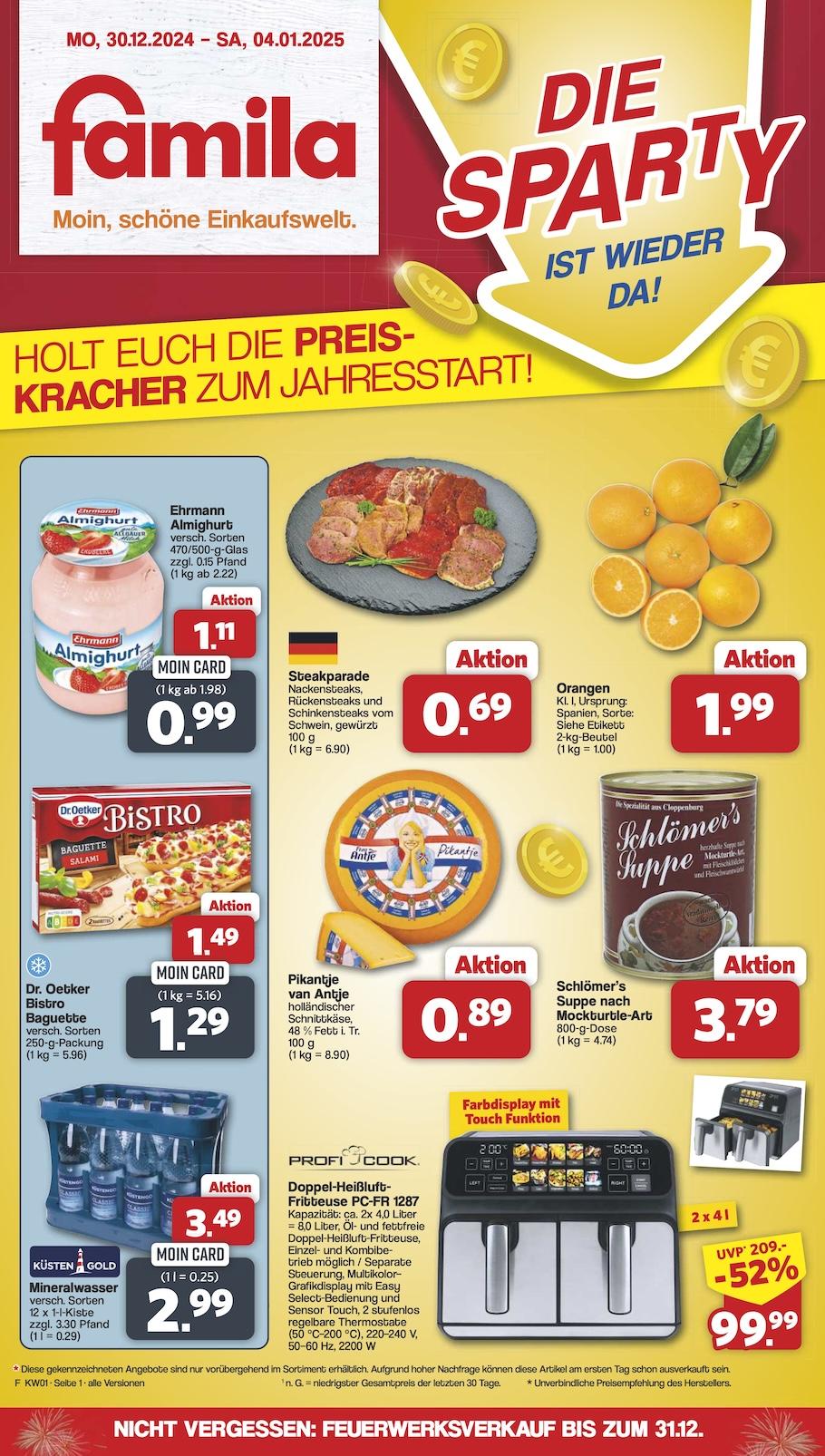 Famila Aktueller Prospekt ab Montag Seite 1