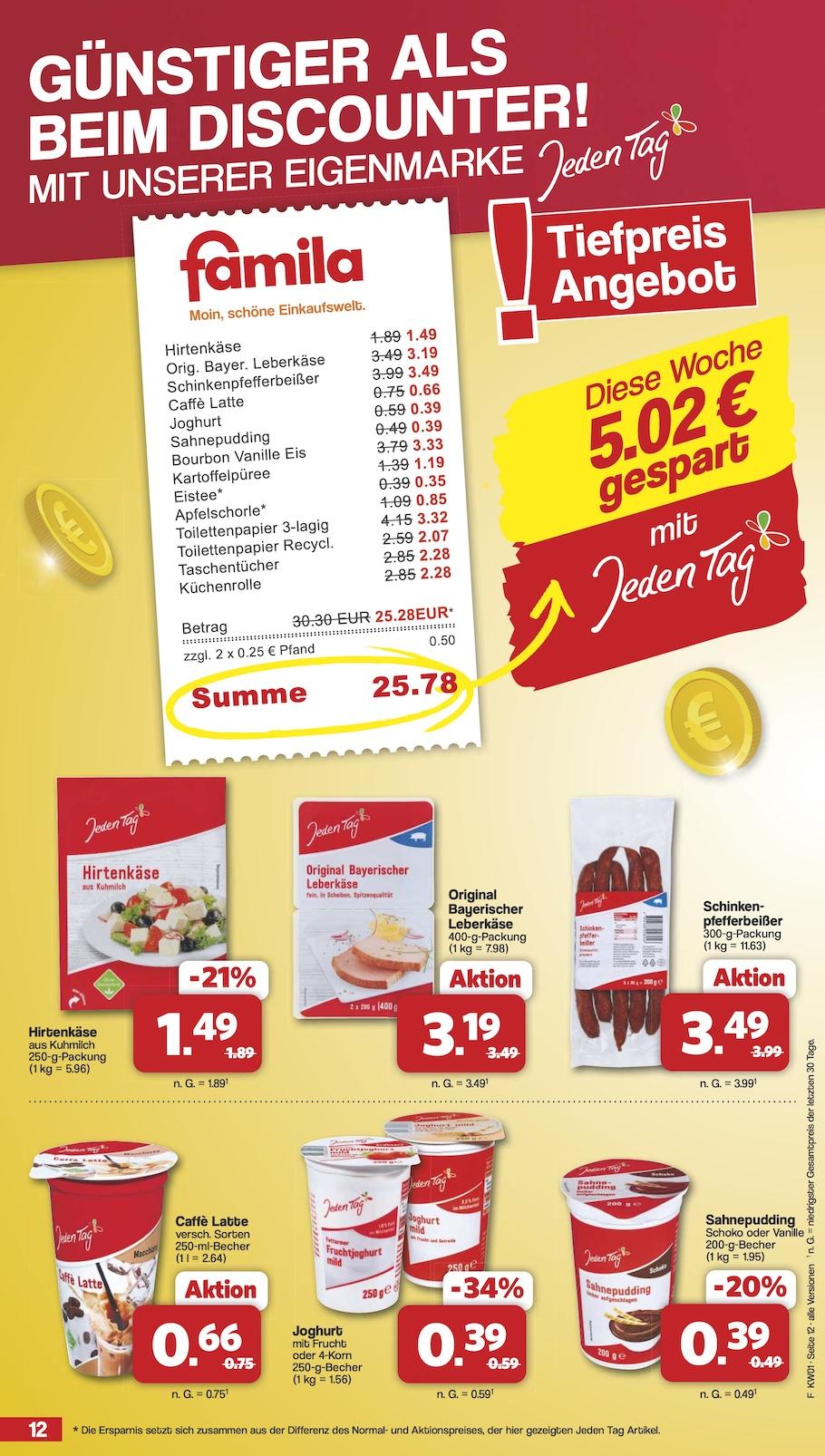 Famila Aktueller Prospekt ab Montag Seite 12