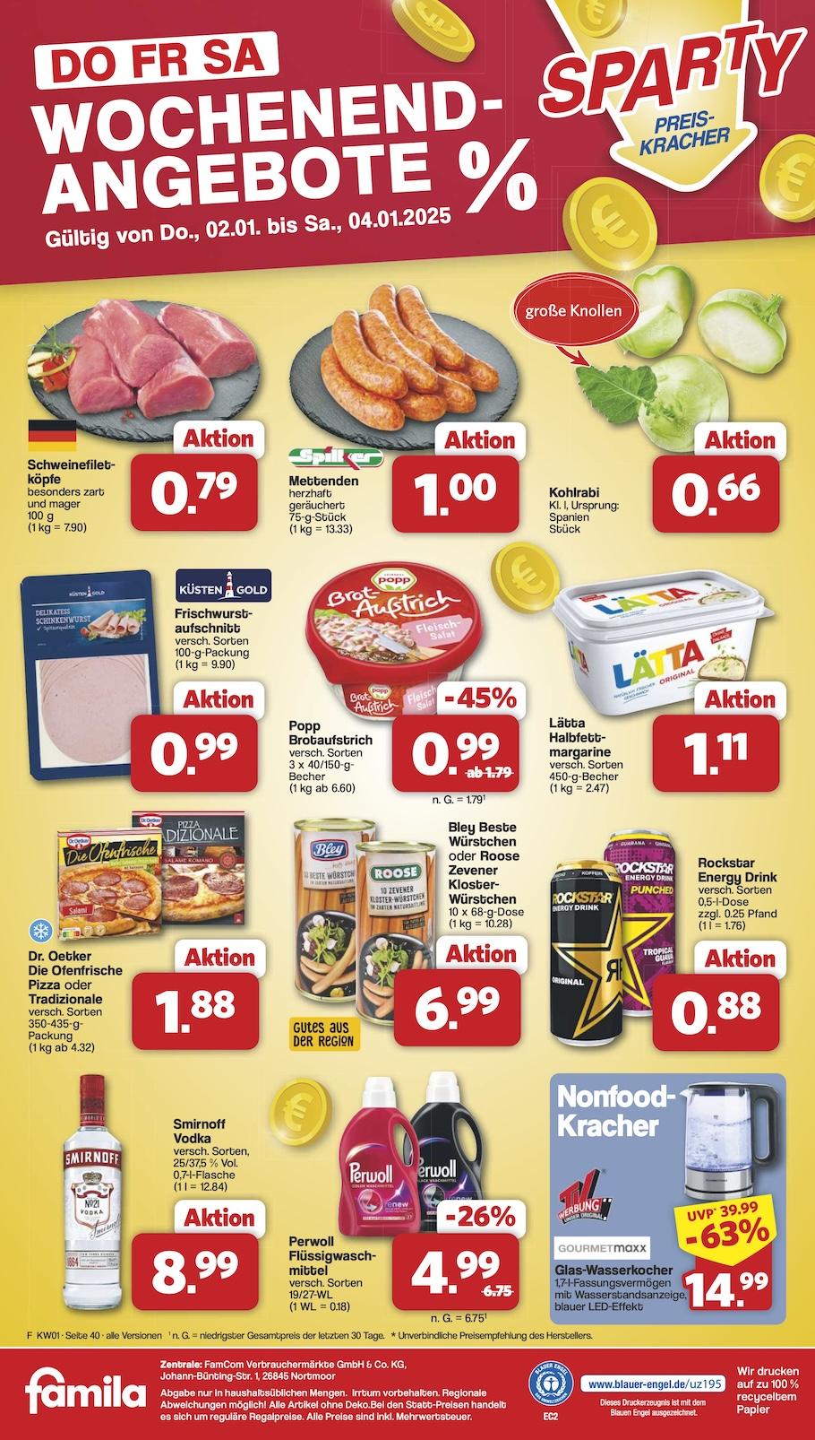 Famila Aktueller Prospekt ab Montag Seite 40