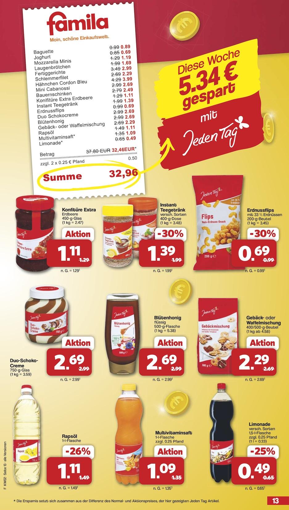 Famila Aktueller Prospekt ab Montag Seite 13