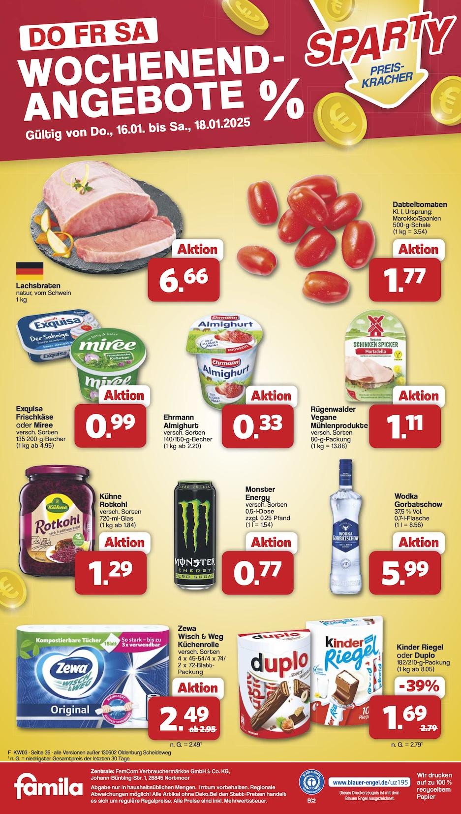 Famila Aktueller Prospekt ab Montag Seite 37