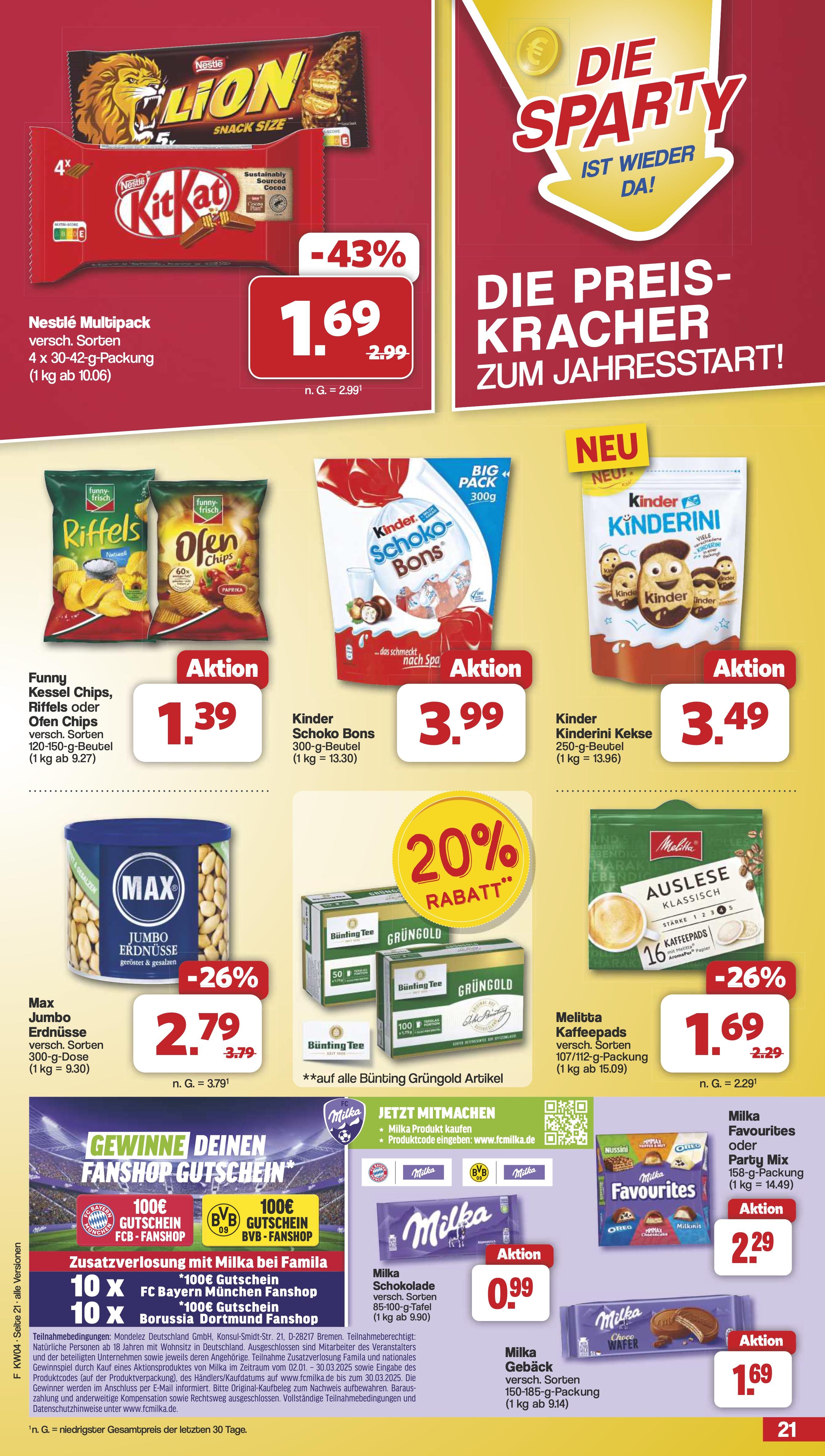 Famila Aktueller Prospekt ab Montag Seite 22