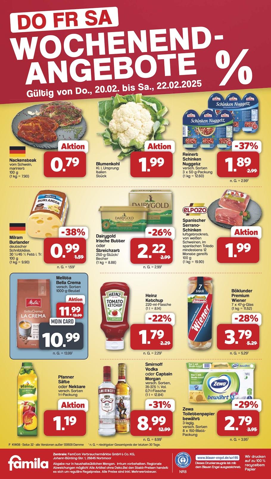 Famila Aktueller Prospekt ab Montag Seite 32