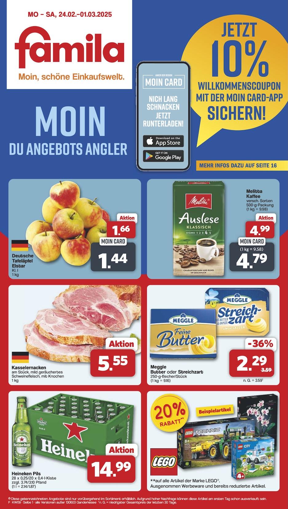 Famila Aktueller Prospekt ab Montag Seite 1