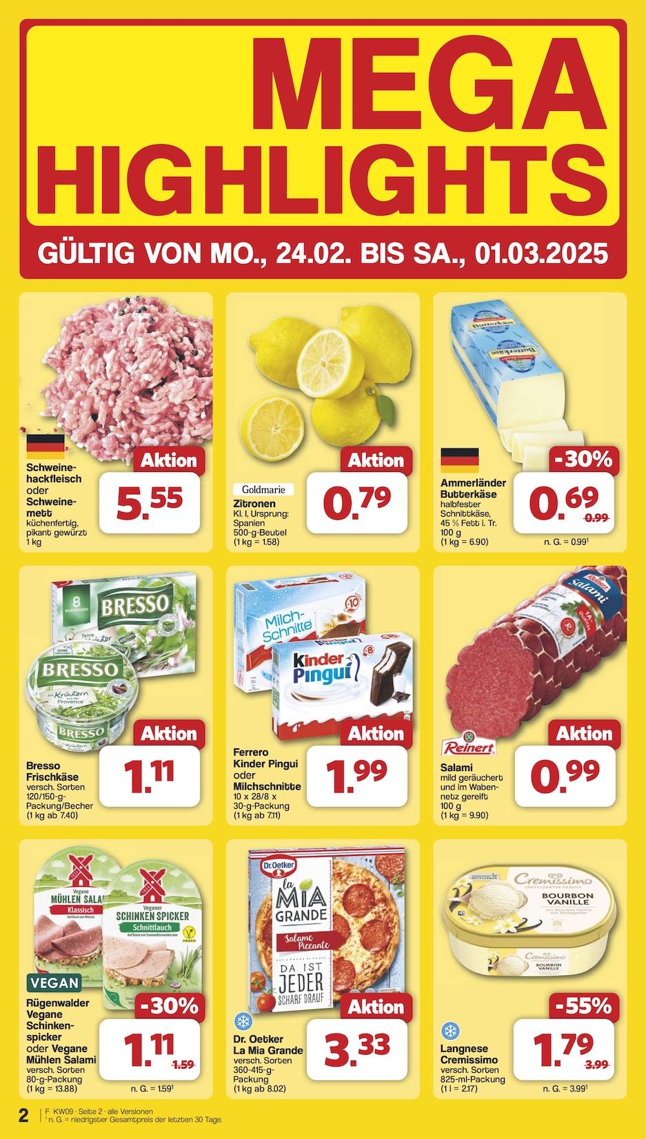 Famila Aktueller Prospekt ab Montag Seite 2